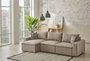 Atelier Del Sofa Sofá Esquinero Flov - Crema